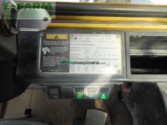 Elevadora - Hyster - h3.00xm ( perkins motor ) kabine + ss