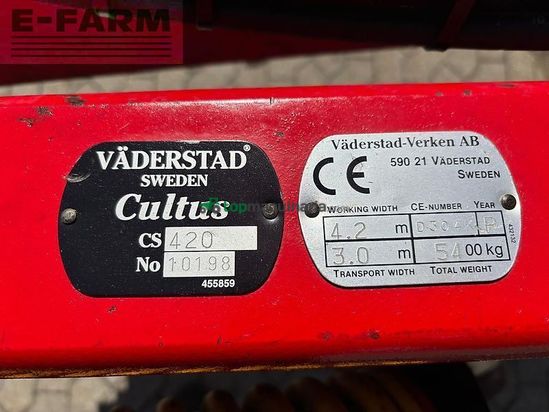 Cultivador - Väderstad - cultus cs 420