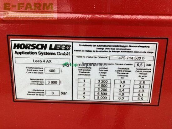 Atomizador - Horsch - 4 ax demomaschine