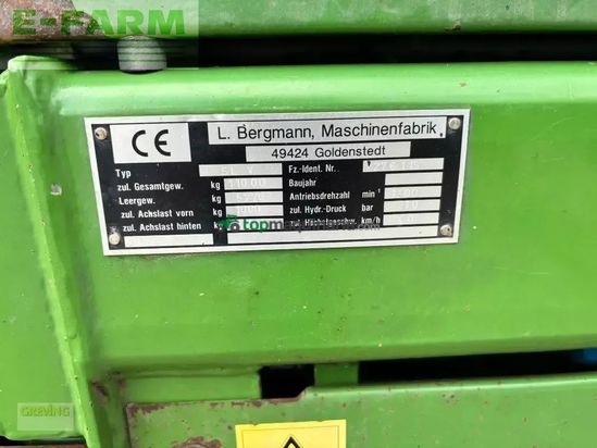 Remolqu agrícola - Bergmann - ladewagen royal 28s