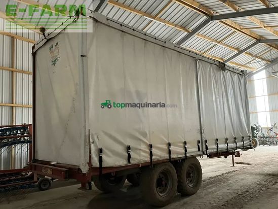 Remolqu agrícola -  - remorque bachee+tapis gourmelo