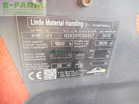 Elevadora - Linde - h 16 t