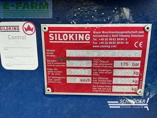 Remolqu esparcidor - Siloking - trailedline duo 2218-20