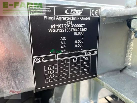 Remolqu agrícola - Fliegl - zpw 180 bl ultra