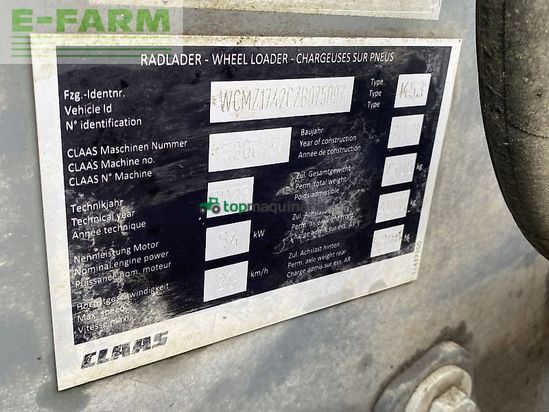 Minicargadora - Claas - torion 644 sinus