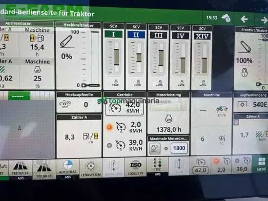 Tractor agrícola - John Deere - 6r 155