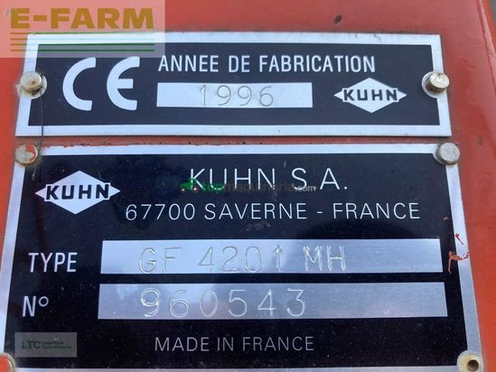 Henificador - Kuhn - gf 4201 hm