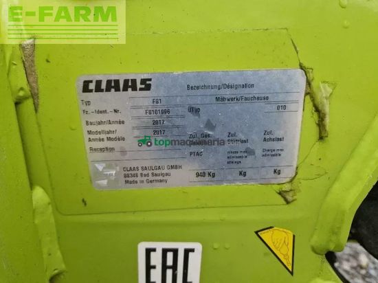 Cortacésped manual - Claas - disco 3200