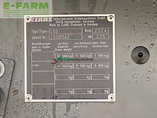 Cosechadora de Cereal - Claas - trion 530 mit vario 680