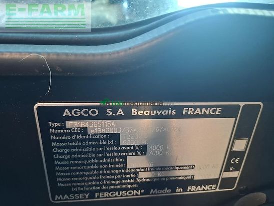 Tractor agrícola - Massey Ferguson - 6475