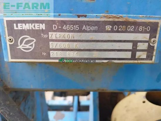 Grada rotativa - Lemken - zirkon 9/600 k