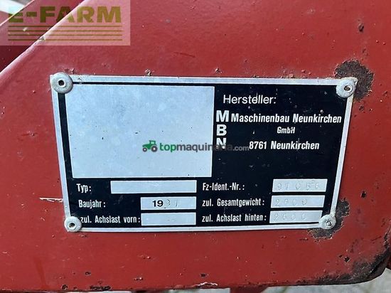 Cabezal - Laverda - mbn schneidwerkswagen