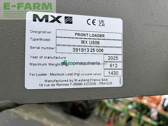 Tractor agrícola - Claas - axos 240 advanced mit fl u506