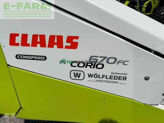 Cabezal - Claas - corio 670 fc conspeed
