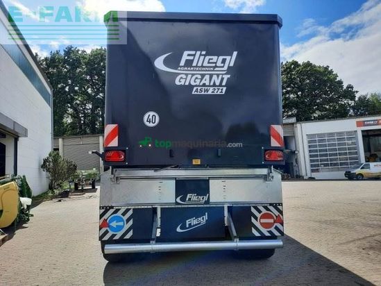 Remolqu agrícola - Fliegl - asw 271 c fox lenkachse 26,5 35m³