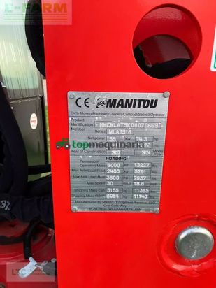 Minicargadora - Manitou - mla 516-75h teleradlader