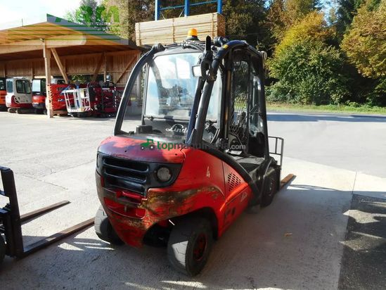 Elevadora - Linde - h25d-01 triplex 4,7m + ss + zv