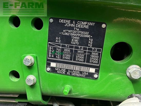 Tractor agrícola - John Deere - 6r 215 *garantieverlängerung*