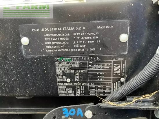 Tractor agrícola - New Holland - t 7 175 ac