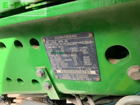 Tractor agrícola - John Deere - 6215r tractor (st26572)