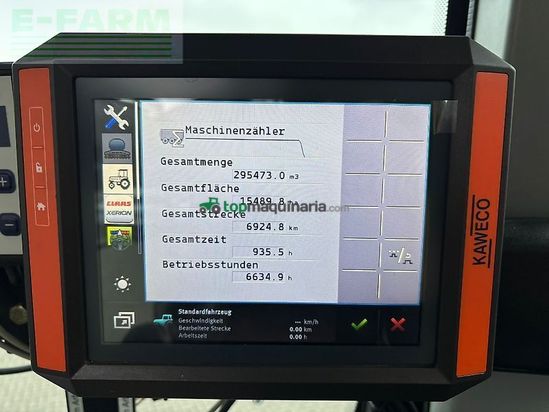 Tractor agrícola - Claas - xerion 4000 & kaweco schwanenhals tridem