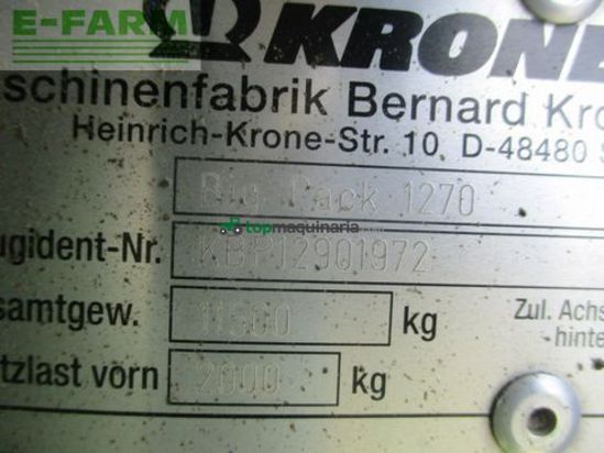 Empacadora gigant - Krone - bigpack 1270 xc highspeed