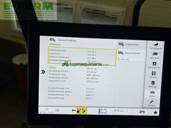 Cosechadora de Cereal - Claas - trion 520 mit vario 560