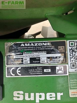 Esparcidor - Amazone - za ts 2600 profis hydro