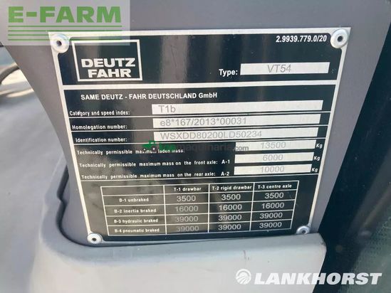 Tractor agrícola - Deutz-Fahr - 7250 ttv black-warrior