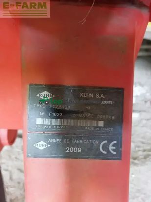 Cortacésped manual - Kuhn - fc 283 gii