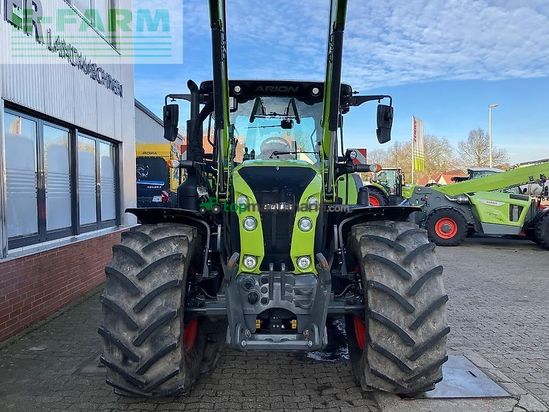 Tractor agrícola - Claas - arion 650 cis + fl140 + maxi-care CIS+