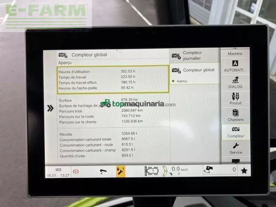 Cosechadora de Cereal - Claas - trion 650