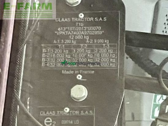 Tractor agrícola - Claas - arion 660 cmatic - st v first