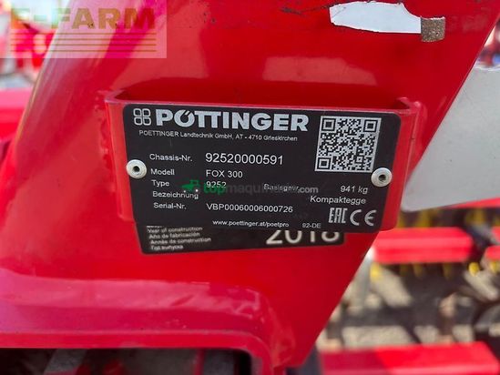 Combinado de siembra - Pöttinger - fox 300