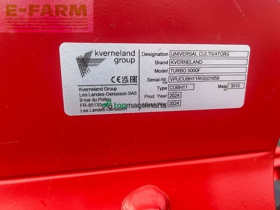 Cultivador - Kverneland - turbo 5000f
