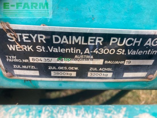 Cinta transportadora de forraje - Steyr - hamster 803v