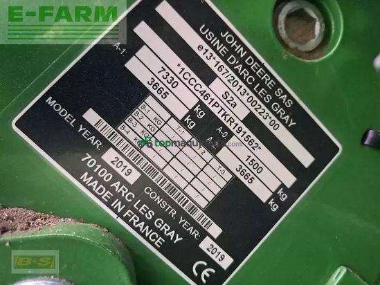 Empacadora gigant - John Deere - c461r