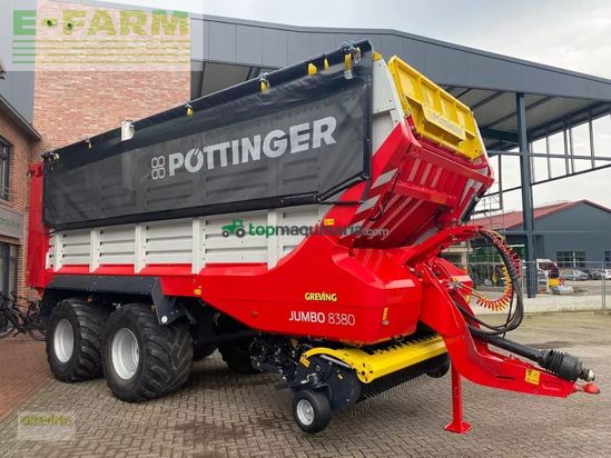 Remolqu agrícola - Pöttinger - jumbo 8380
