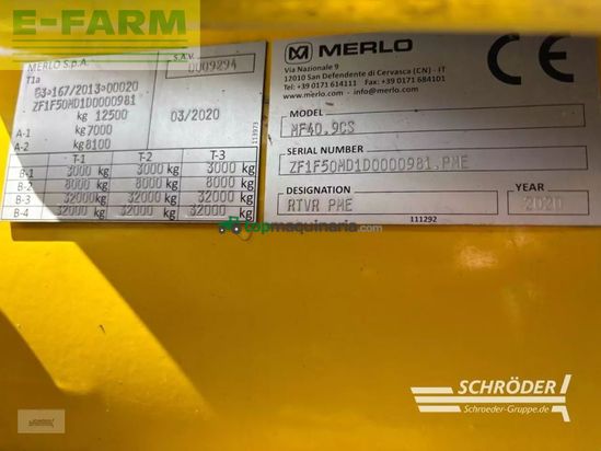 Telescopica - Merlo - multifarmer 40.9 cs