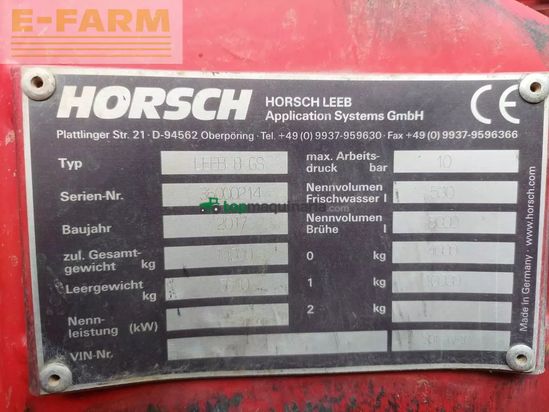 Atomizador - Horsch - 8gs feldspritze