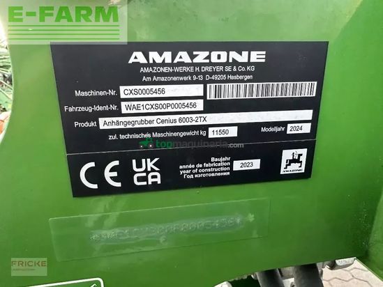 Cultivador - Amazone - cenius 6003-2tx ultra