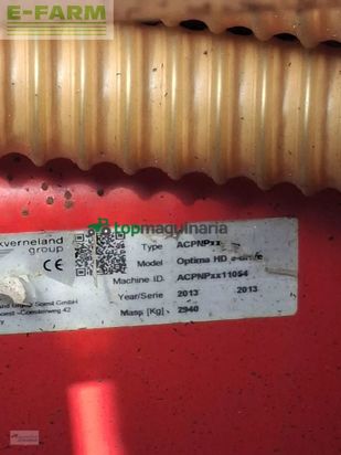 Sembradora monograno mecanica - Kverneland - accord optima hd e-drive