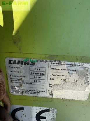 Cortacésped manual - Claas - disco 3100 f profil