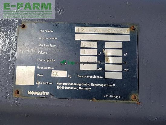 Minicargadora - Komatsu - wa-95/3. schaufel-palettengabel
