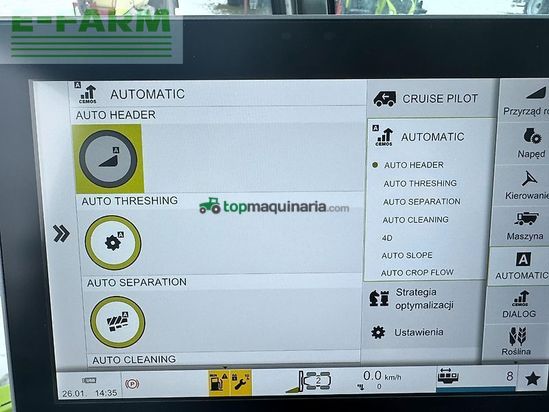 Cosechadora de Cereal - Claas - lexion 8900 tt + v1230