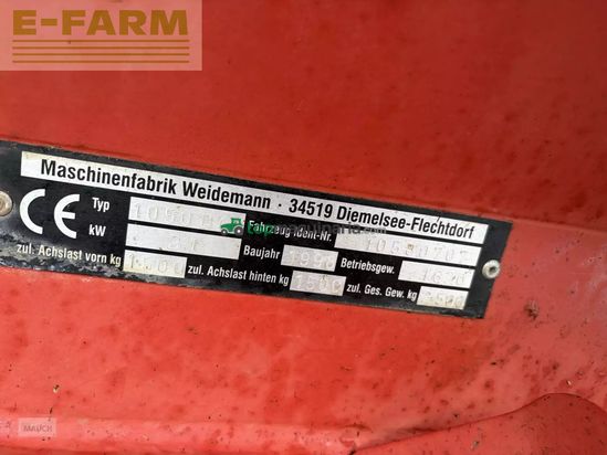 Telescopica - Weidemann - 1050 d/m hydrostat, joystick, kardanwelle