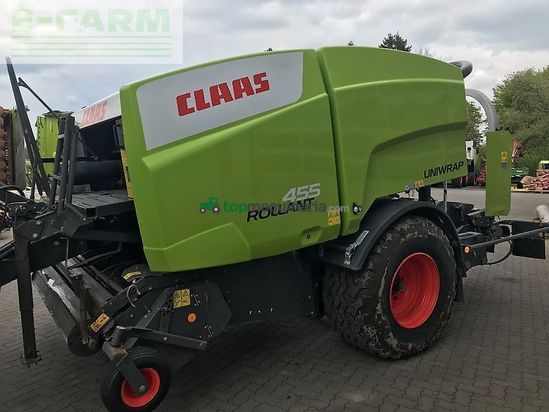 Empacadora gigant - Claas - rollant uniwrap 455