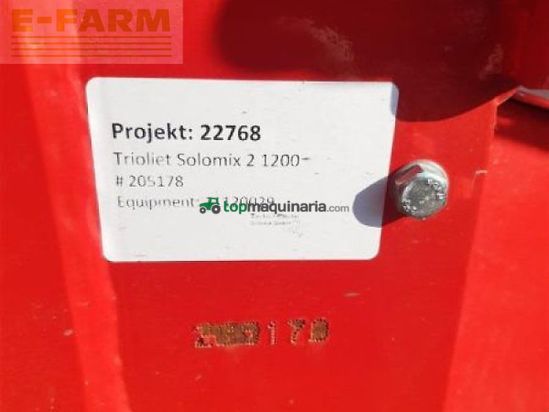 Remolqu esparcidor - Trioliet - futtermischw. solomix 2 1200zk