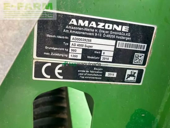 Combinado de siembra - Amazone - ad 4000 super