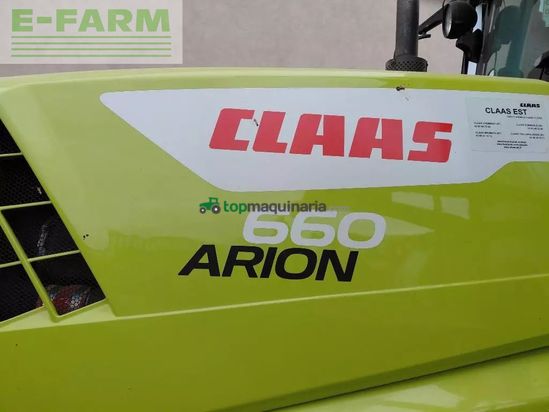 Tractor agrícola - Claas - arion 660 cmatic